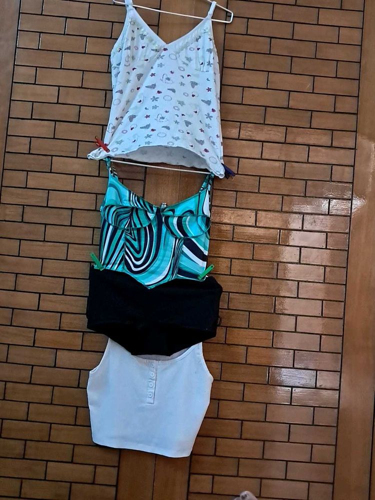 Four  Strachable  Top N Panty Imported Fabric