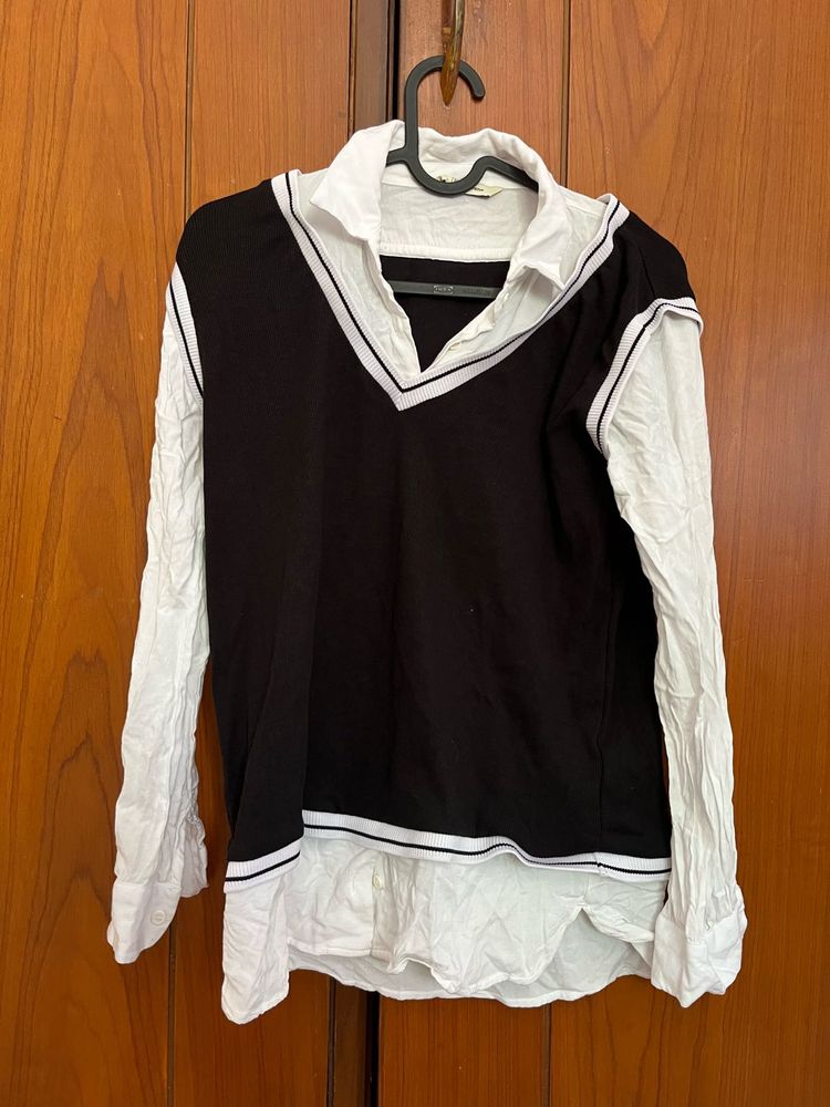 Vintage layered shirt