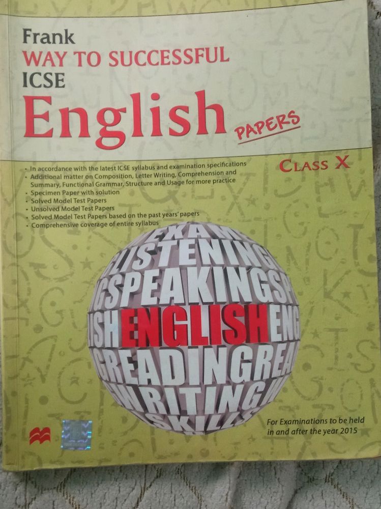 Frank Way To Successful ICSE English(Class X)