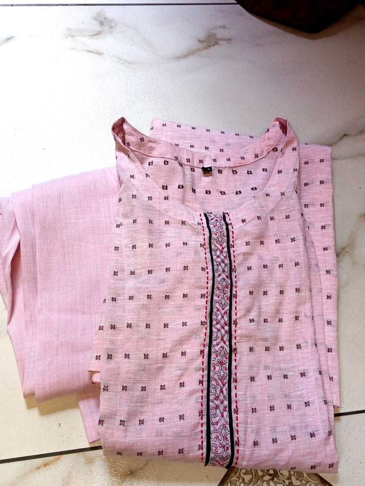 Elegant Pink Kurta Set