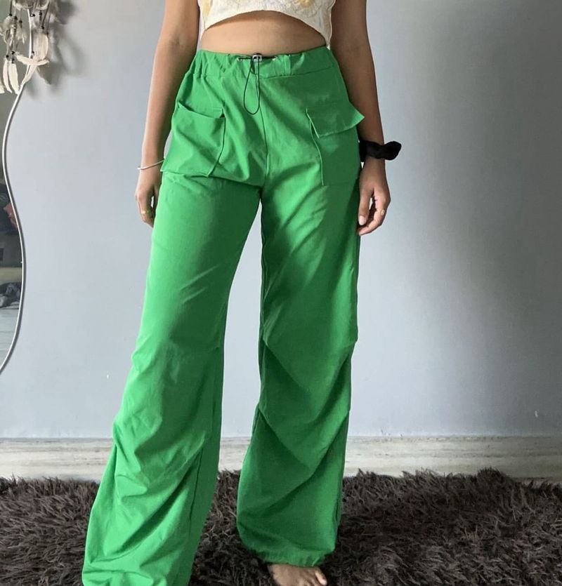 Green Parachute Pants