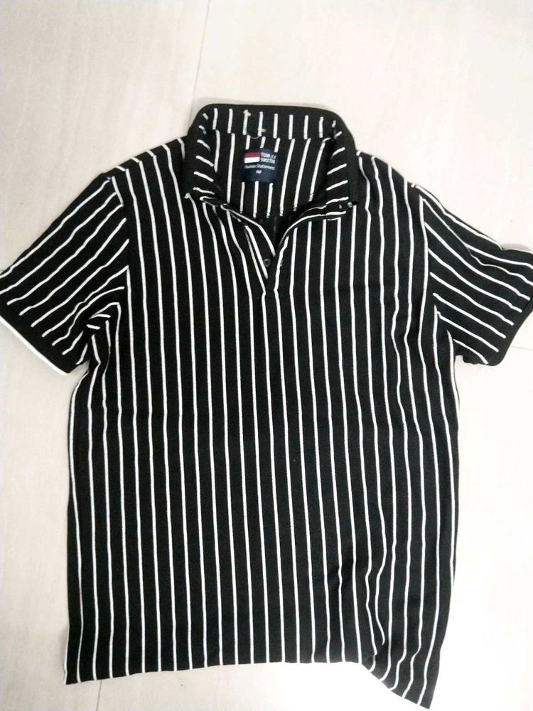 Striped Black &amp; White Shirt