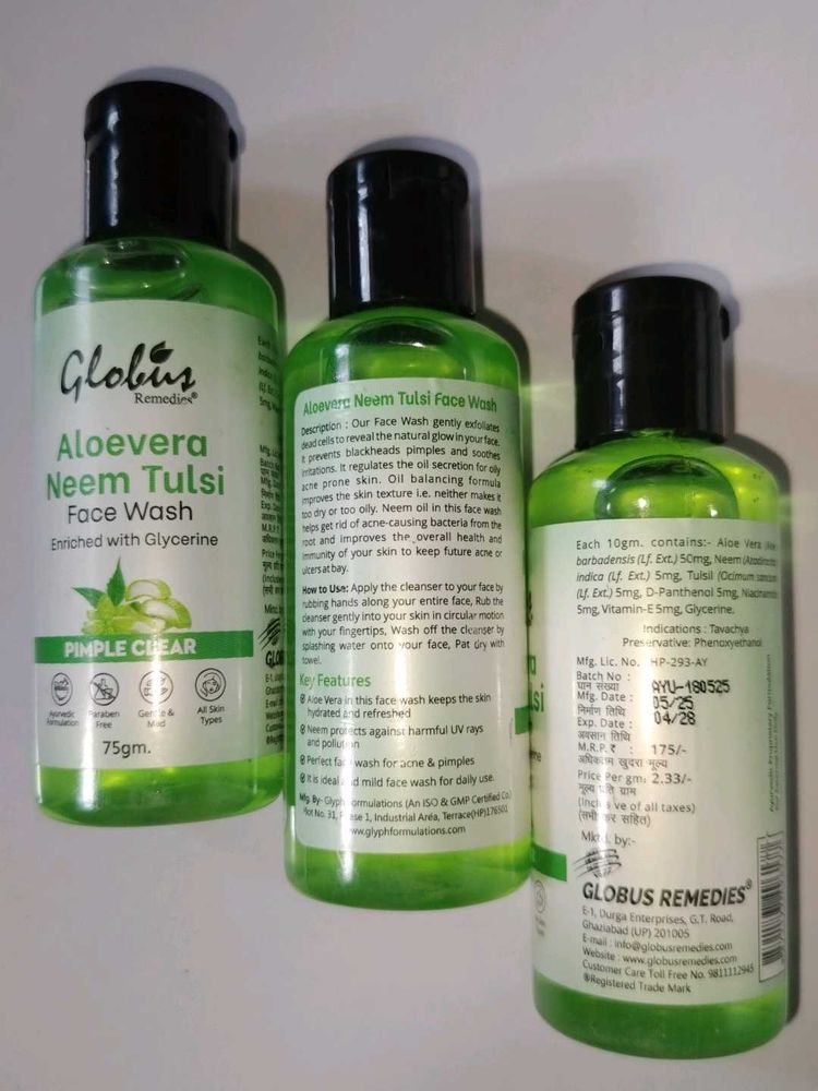 Aloevera Neem Tulsi Face Wash
