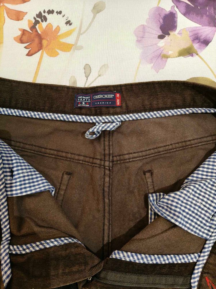 Cherokee Brown Corduroy Pants