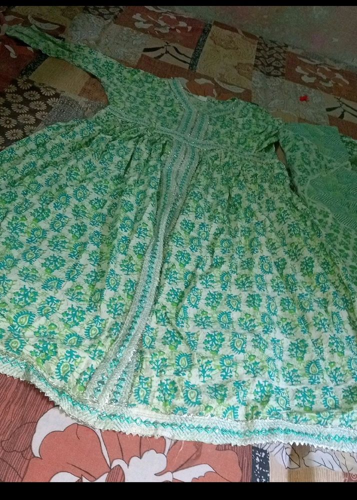 Pure Cotton Two Piece Frock