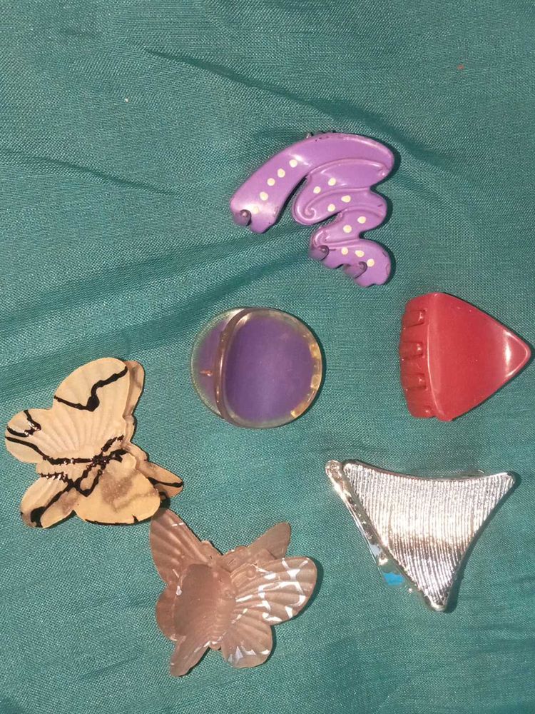 Vintage Hair Clip Lot