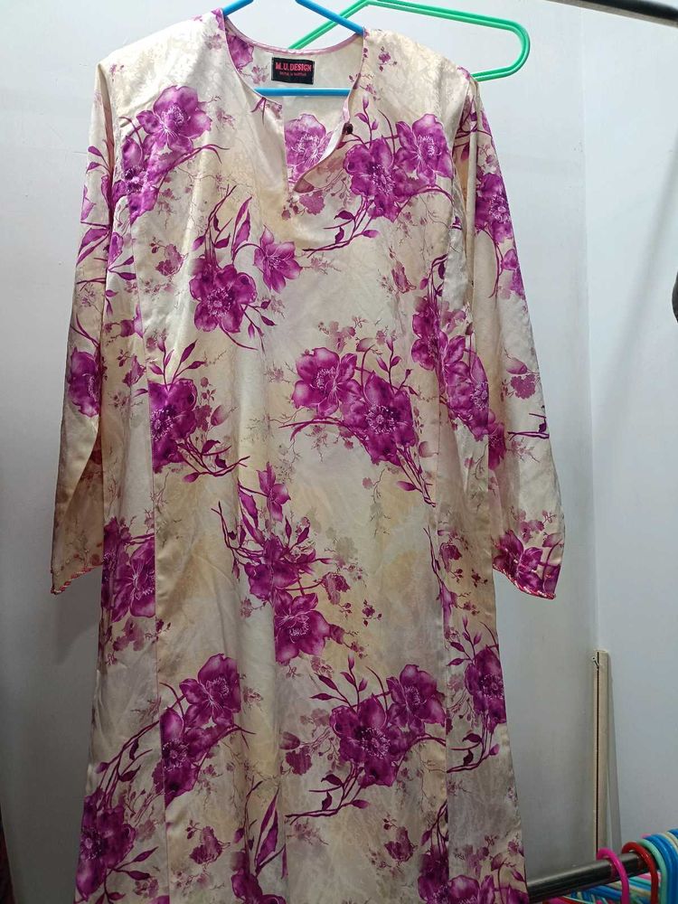 Floral Oversized Print Kurta
