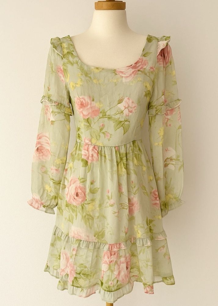 Floral Print Mini Dress