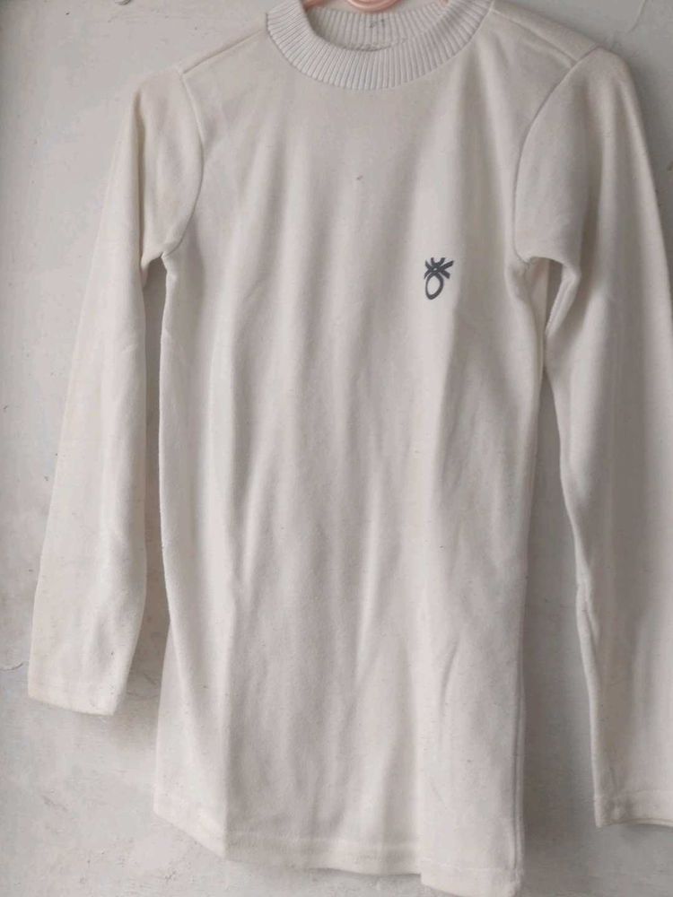 White Long Sleeve Tee