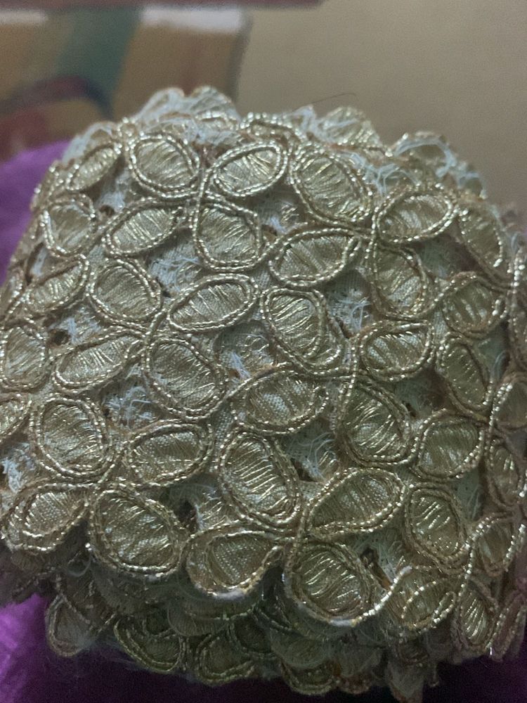 4 Mtr Golden Lace