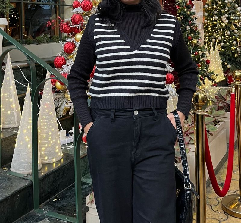 Striped Sweater Vest