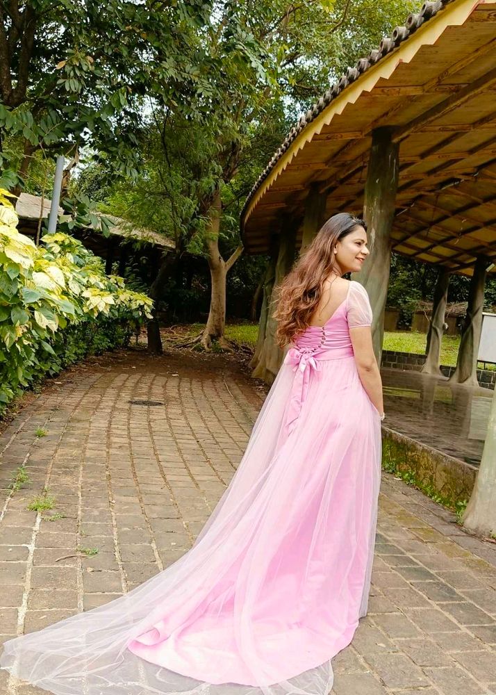 Elegant Baby Pink Gown