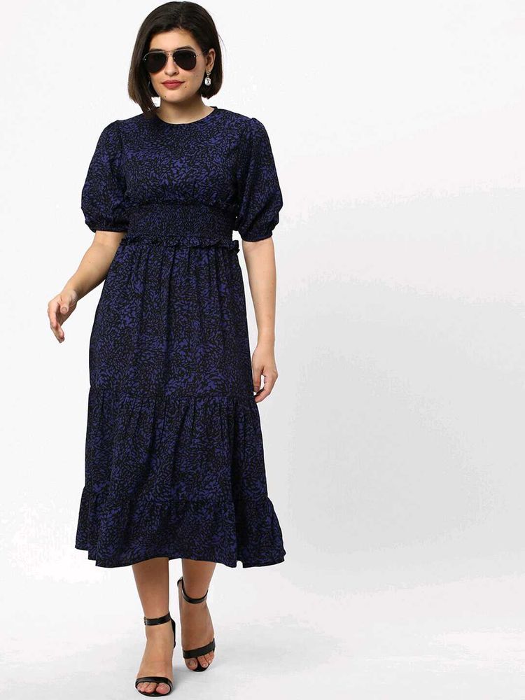 Sale❤️Patterned Midi Dress