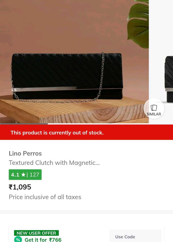 Black Lino perros Clutch Bag Girl