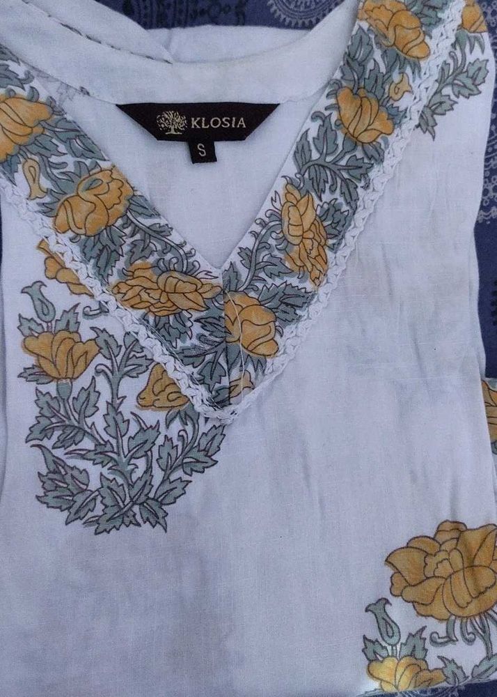 Klosia Floral Print Top - Size S