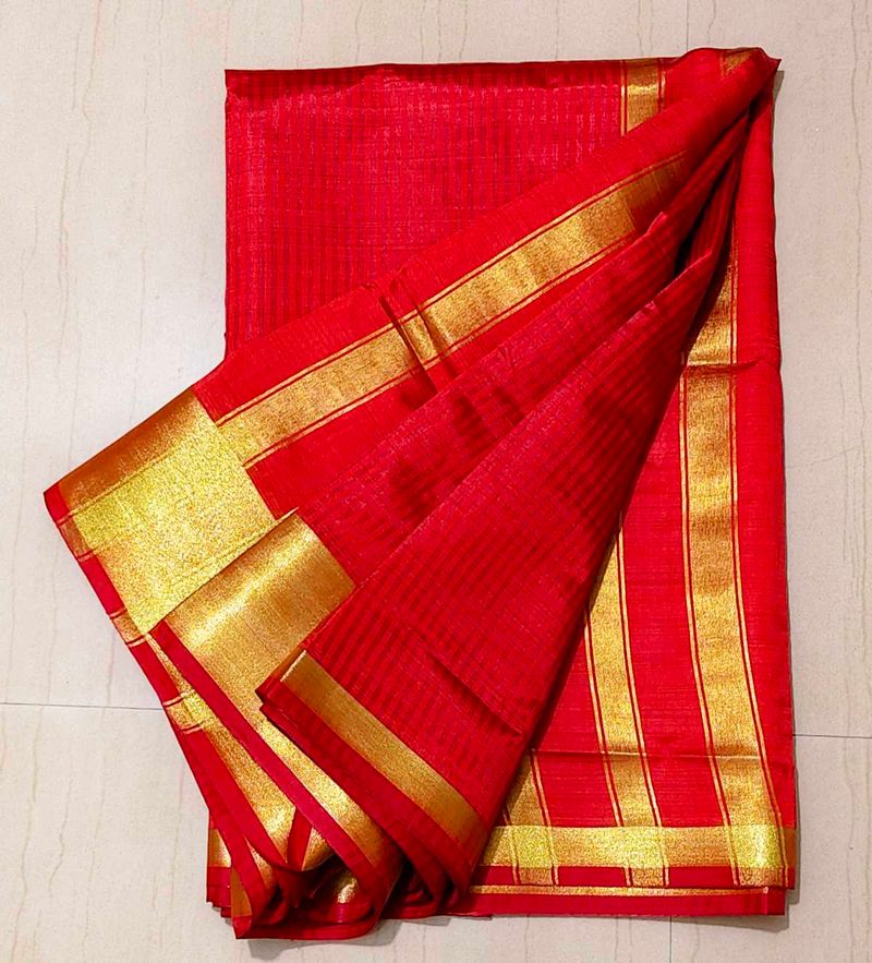 Elegant Red Saree