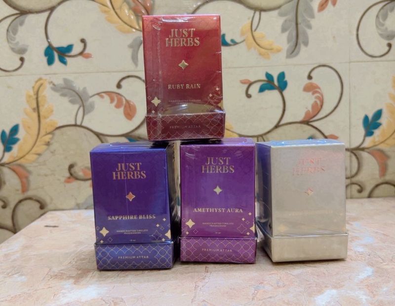 Just Herbs Attar Set