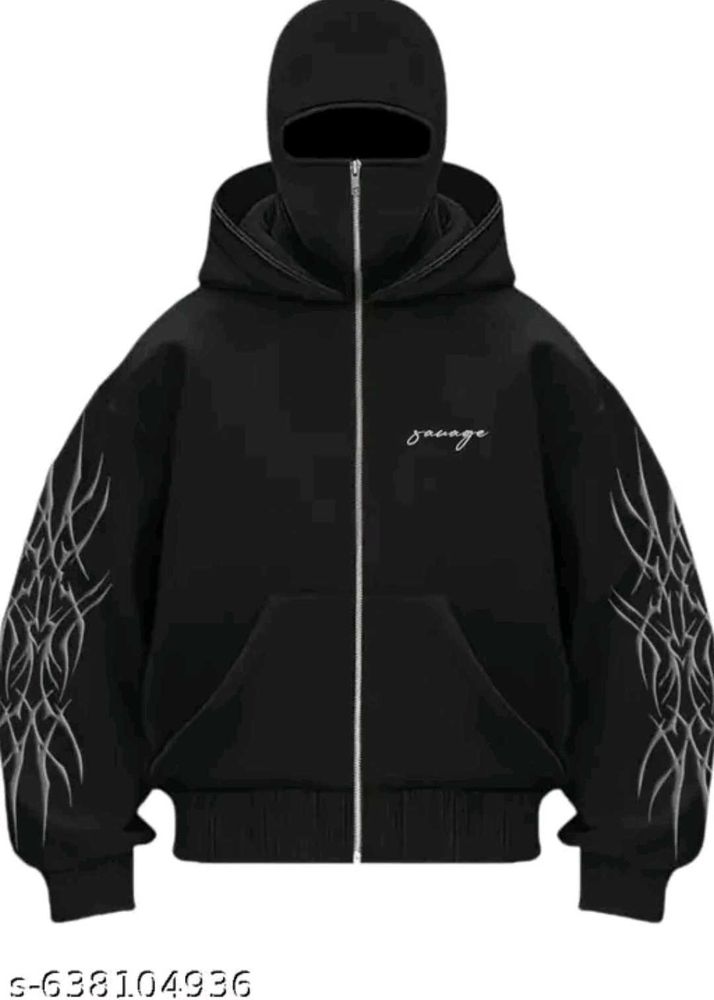 Edgy Black Savage Hoodie