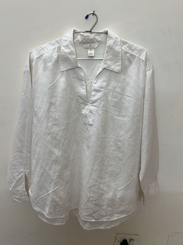 White Linen Shirt