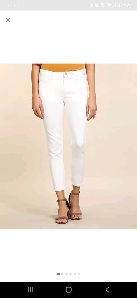 JEALOUS 21 slim women white jeans