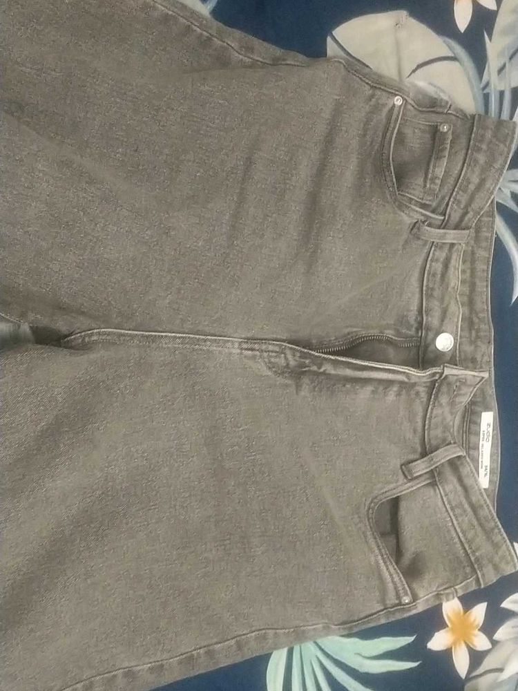 Stylish Gray Denim Jeans