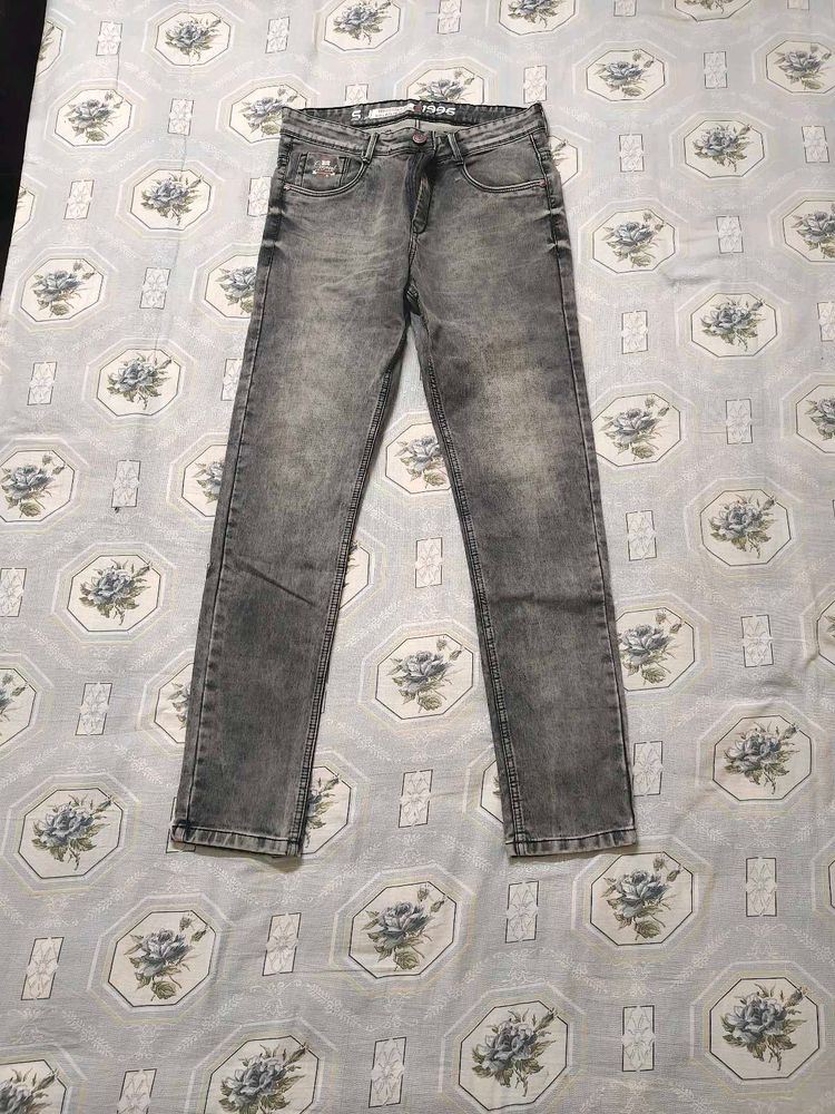 Gray Denim Jeans