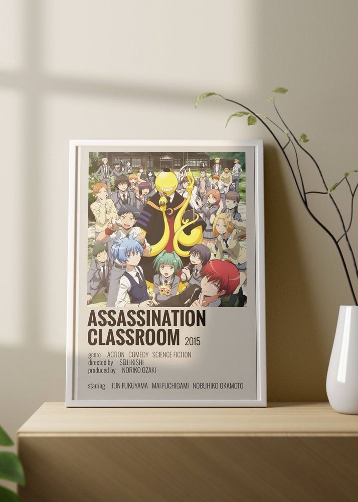 Anime Assassination Classroom 2015 Framed Poster