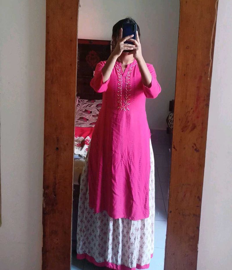 A Line skirt Suit( Budget Friendly)