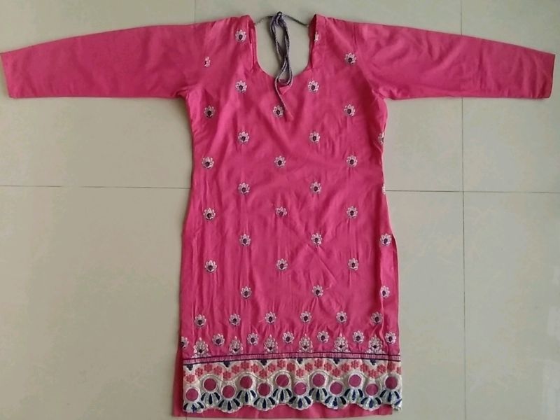 Pink Kurti Size:Medium