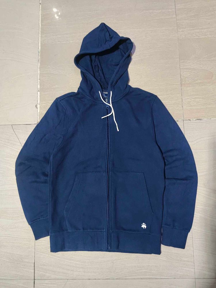 Brooks Brothers Navy Zip Hoodie