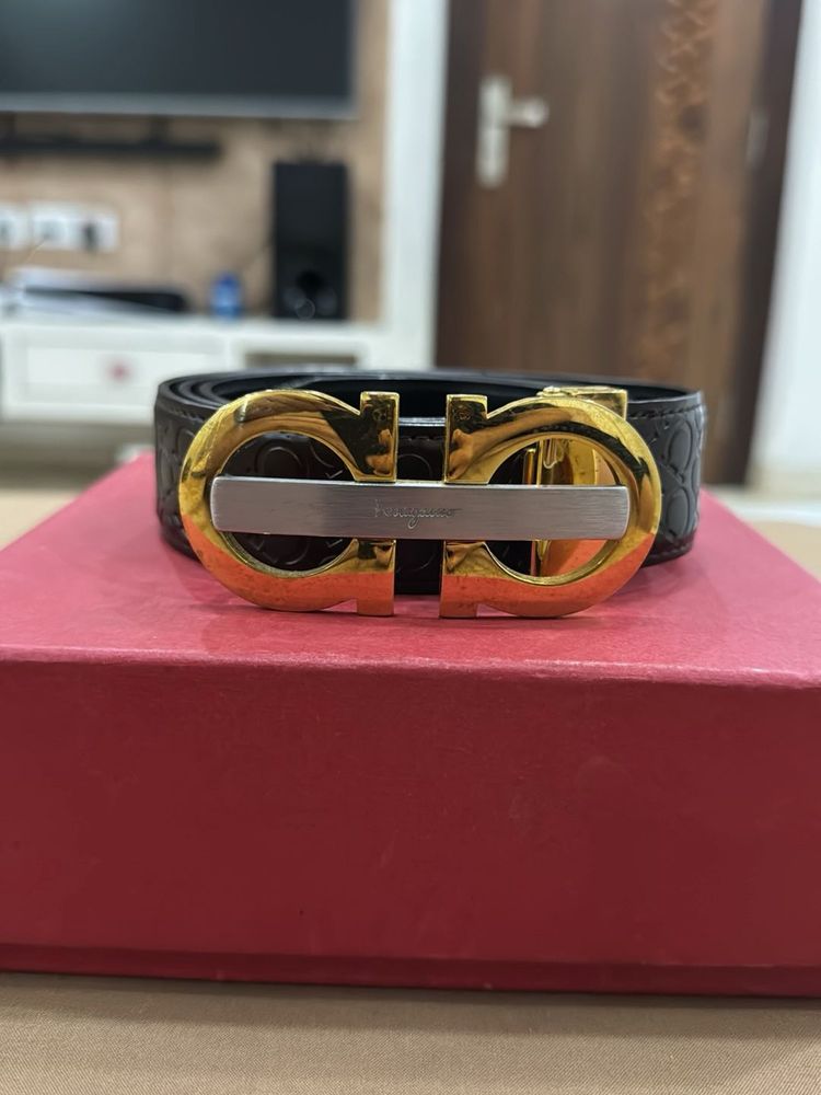 Salvatore Ferragamo Belt With Box