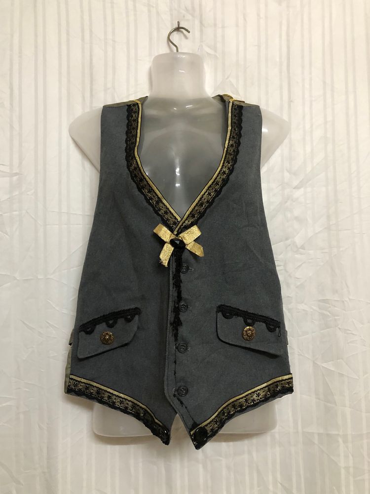Grey Formal Waistcoat