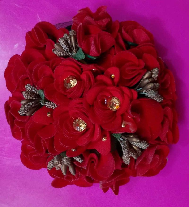 Women Beautiful Flower Juda Hair Bun