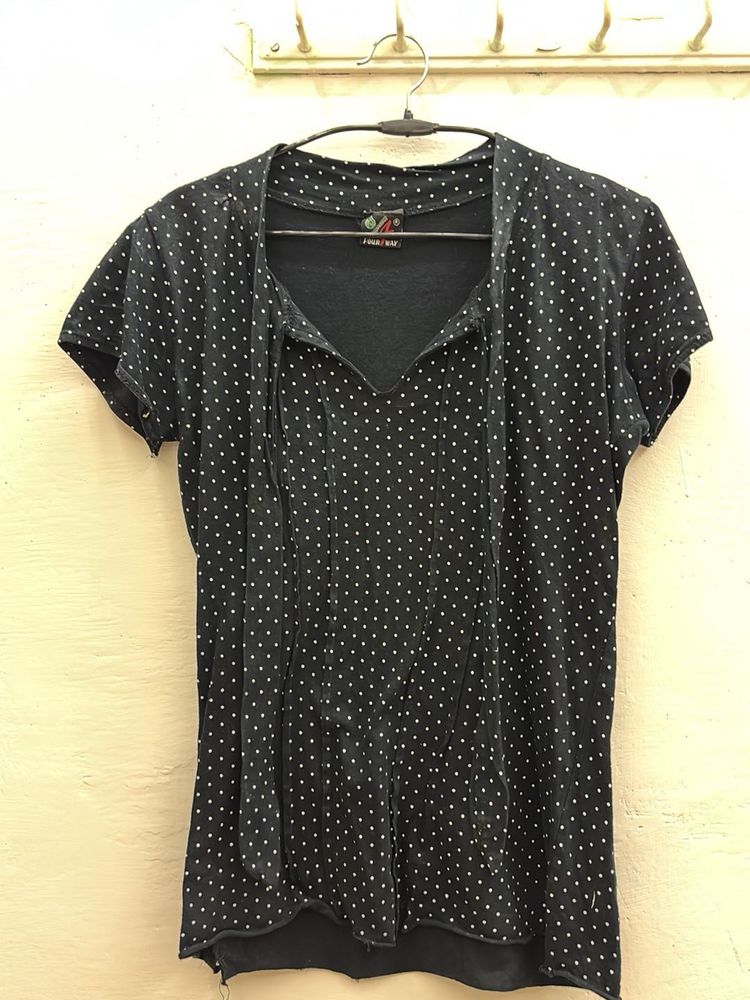 Polka Dot Casual Top