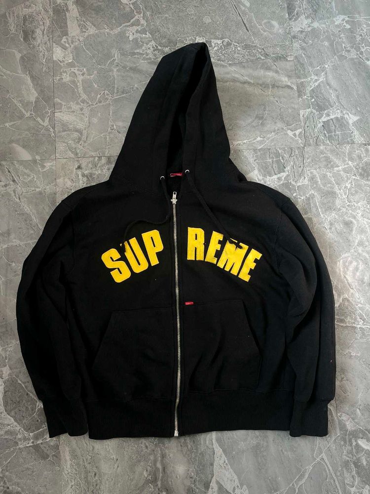Supreme Arc Logo Zip Hoodie