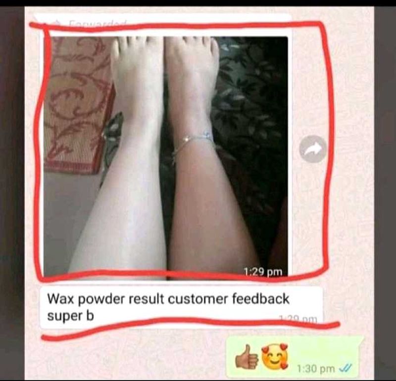 Wax powder