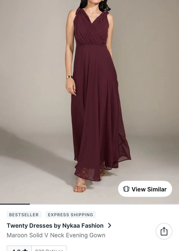 Mauve Wrap Dress(xs/s)