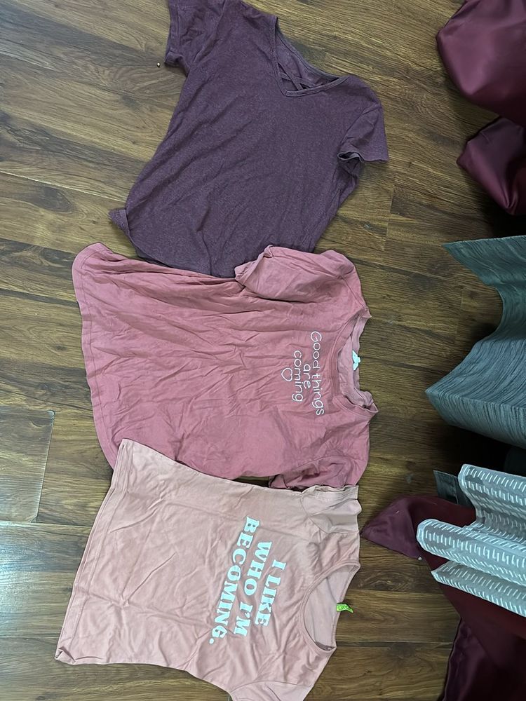 3 Pink Casual Tops