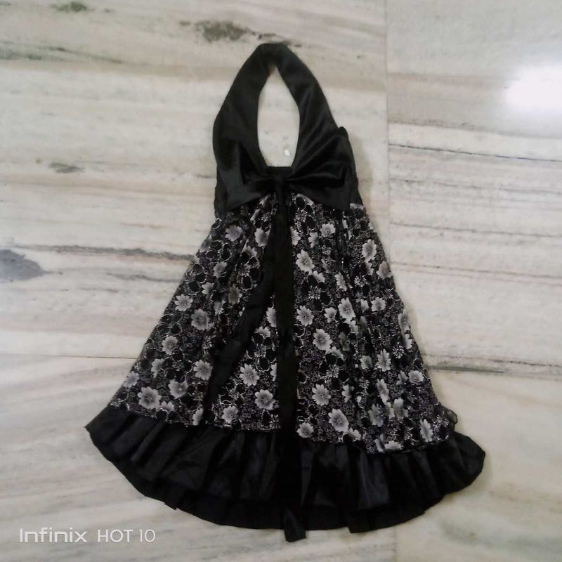 Floral Halter Mini Dress