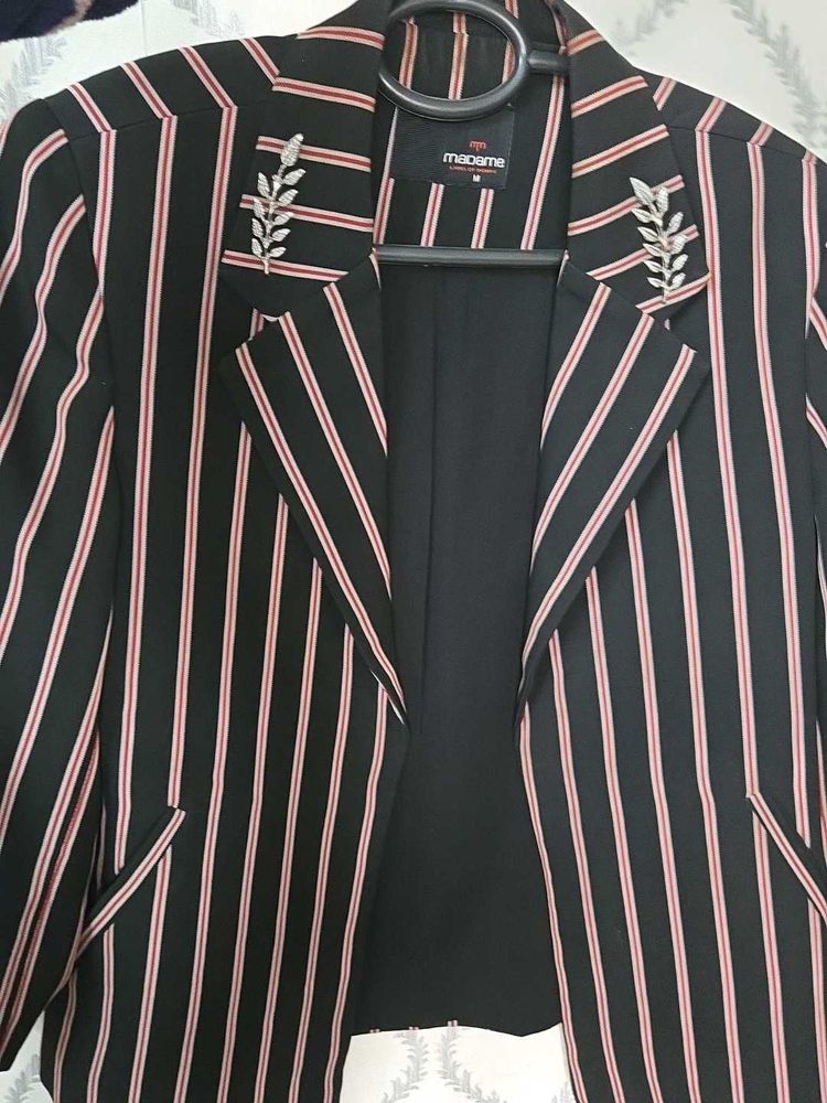 Striped Blazer