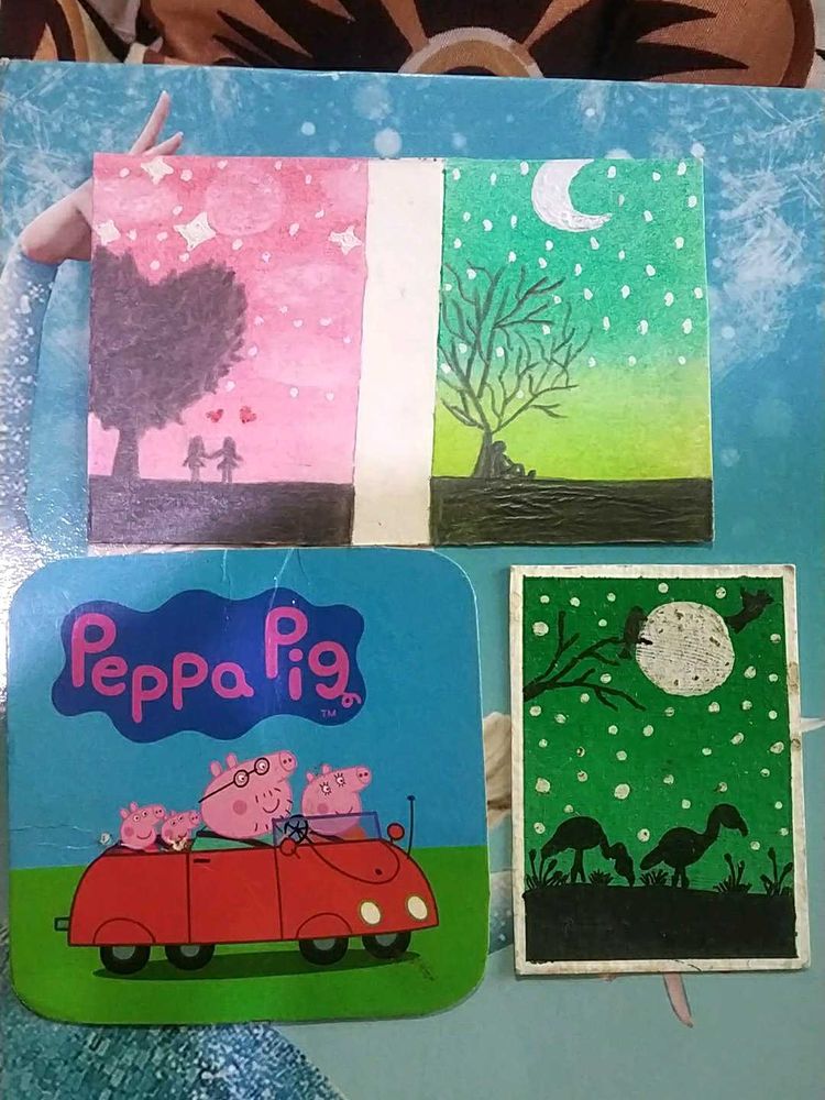 😁Handmade Art &amp; Peppa Pig Coaster 8