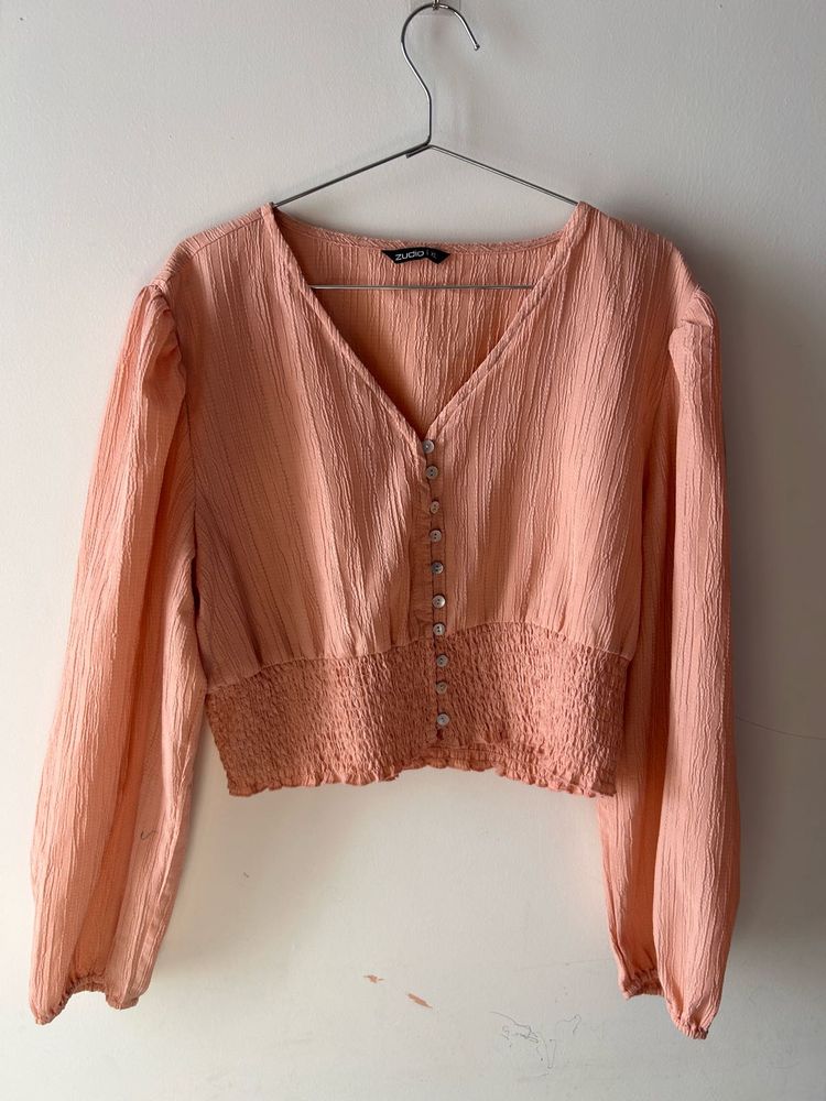 Peach Blouse