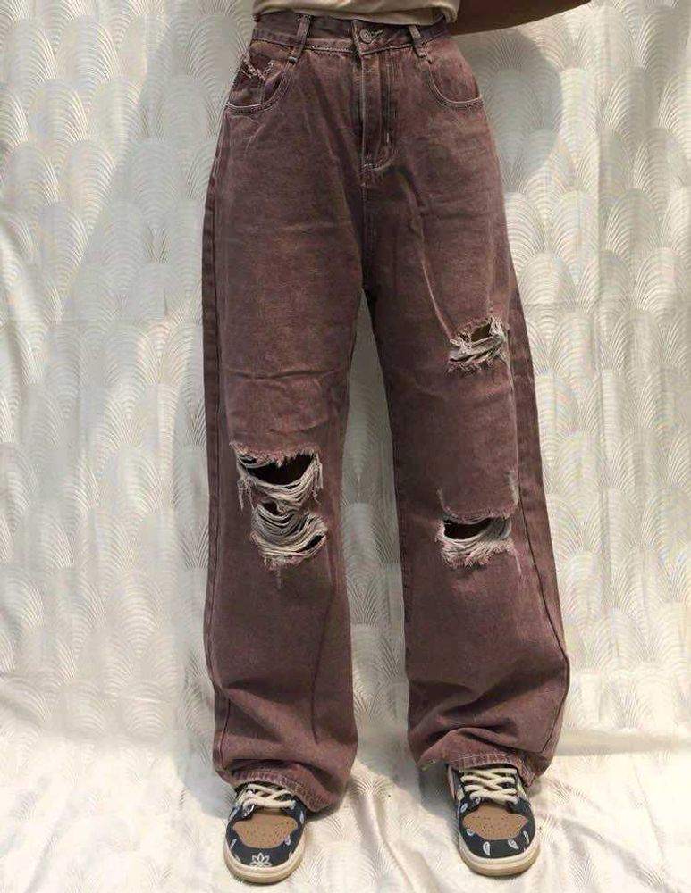 Unisex Pink Baggy Pants