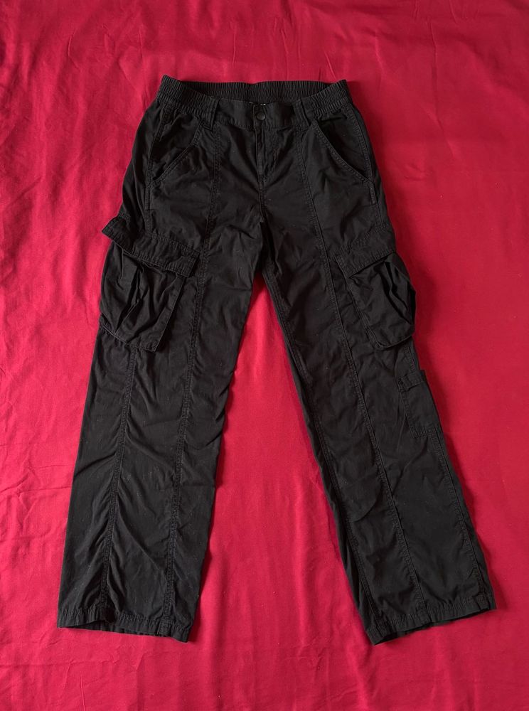 H&amp;M Black Cargo Pants
