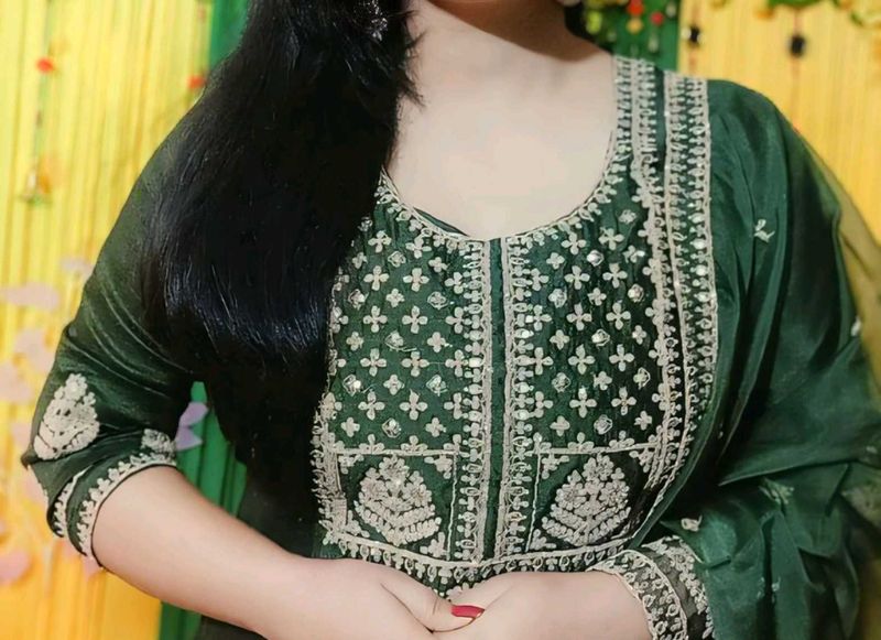 Kurta Pant Dupatta Set