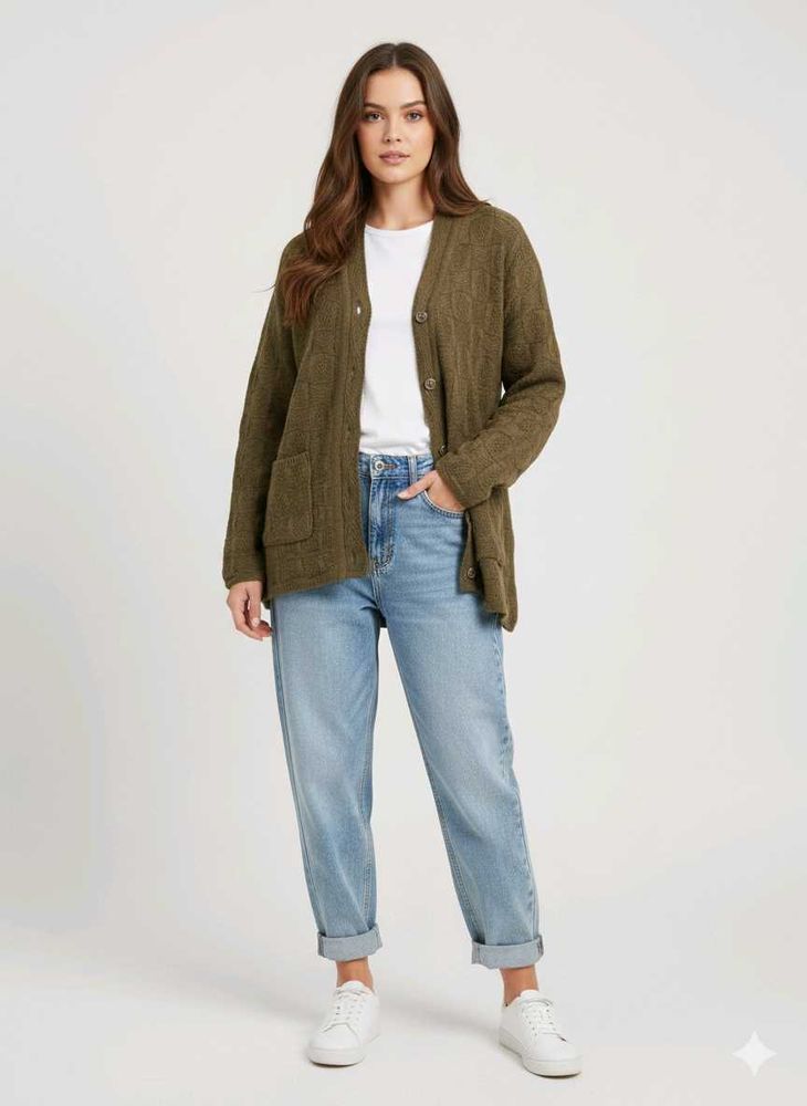 Olive green 💚 Knit Cardigan