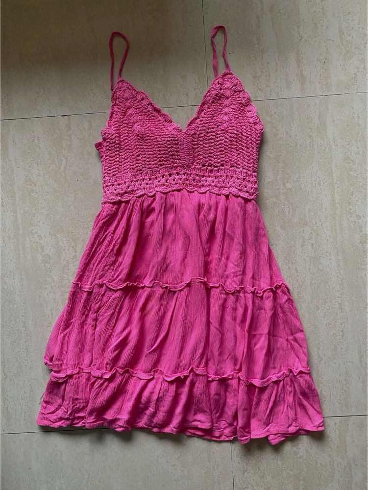 Pink Cute Beach Dress