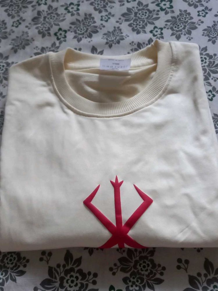 Oversized Back Printed Tshirt