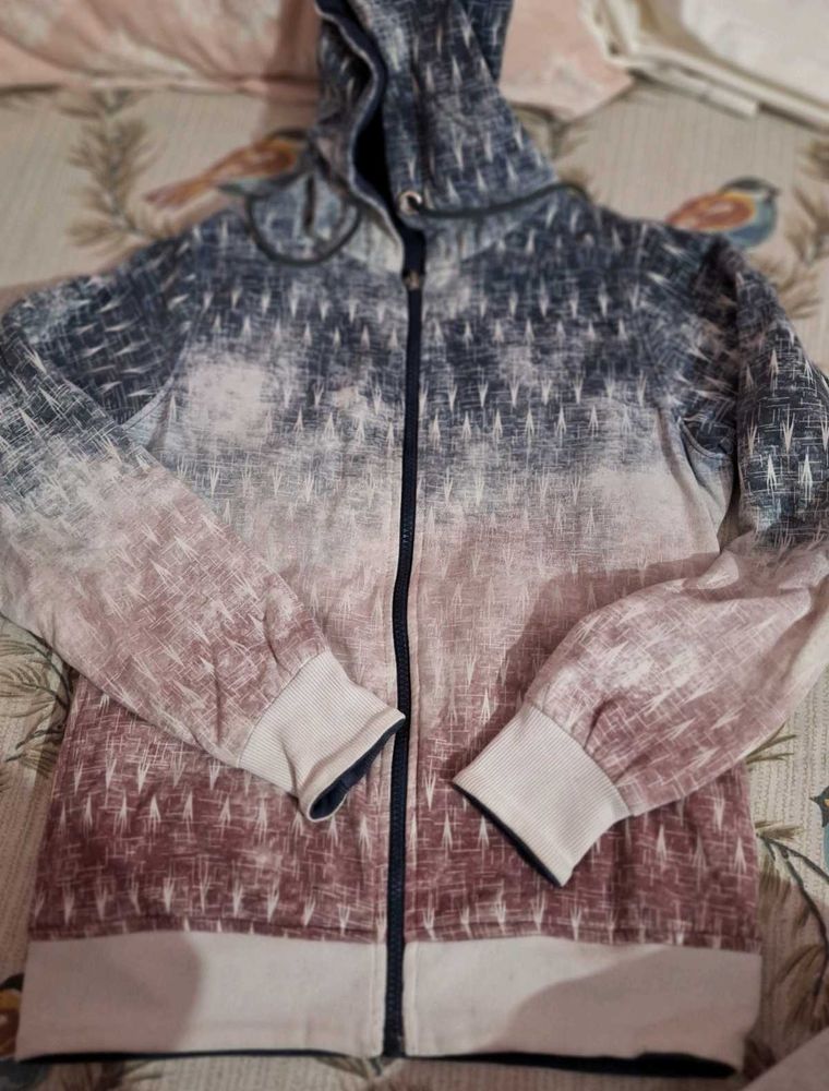 Double Side Zip-Up Hoodie