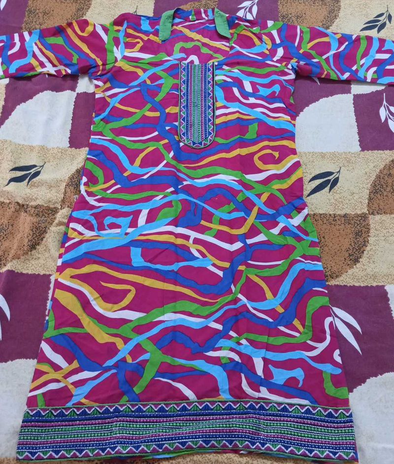 Colorful Printed Kurta